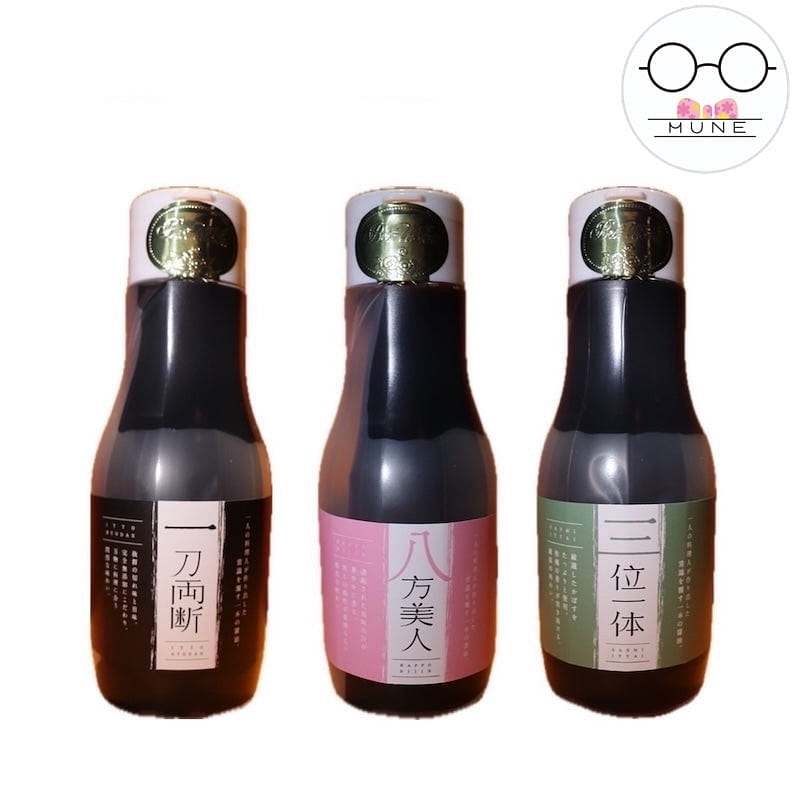 Munesan Artisan Soy Sauce 3-Bottle Set 1 each