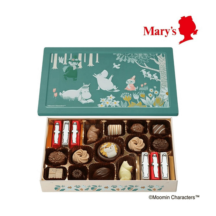 メリーチョコレート ムーミンたちと穏やかな森(アソートチョコレート) 19個入 1 個