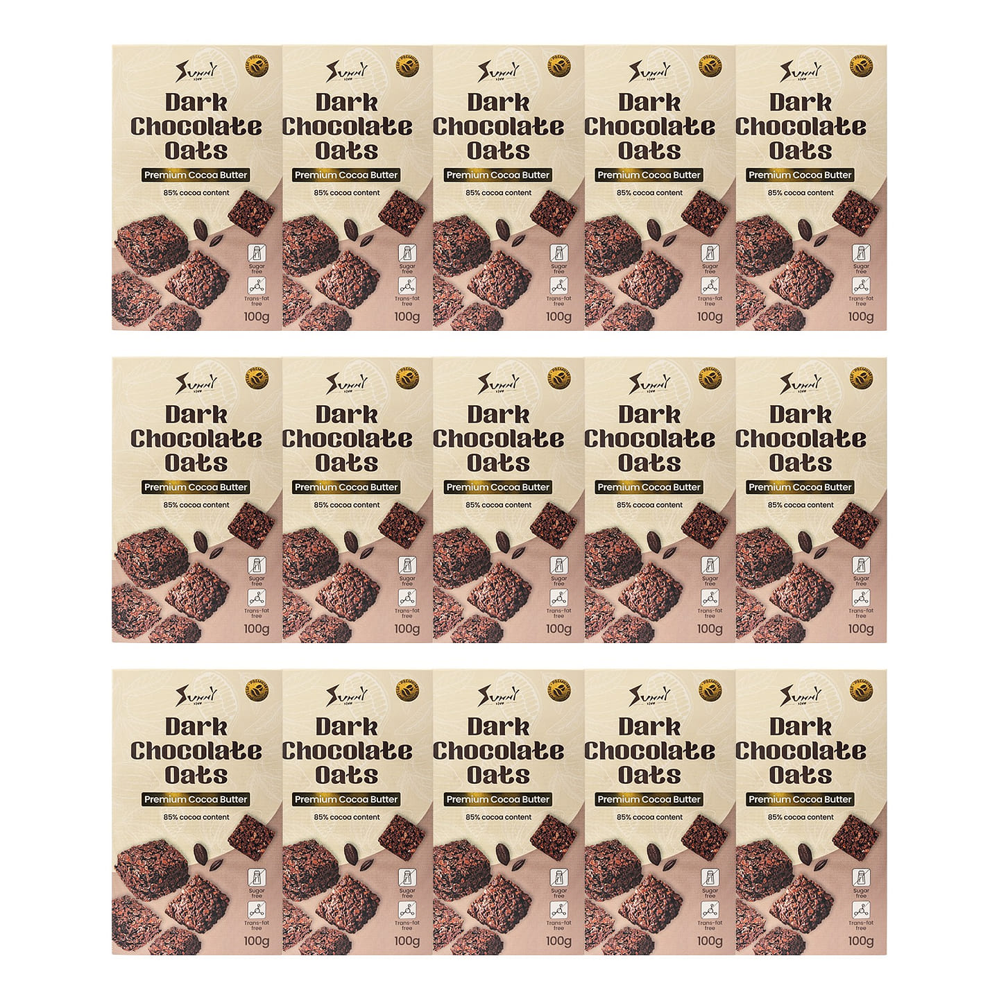 Sunnyside Dark Chocolate Oat Bites 15 Pack 105 g*10 pack