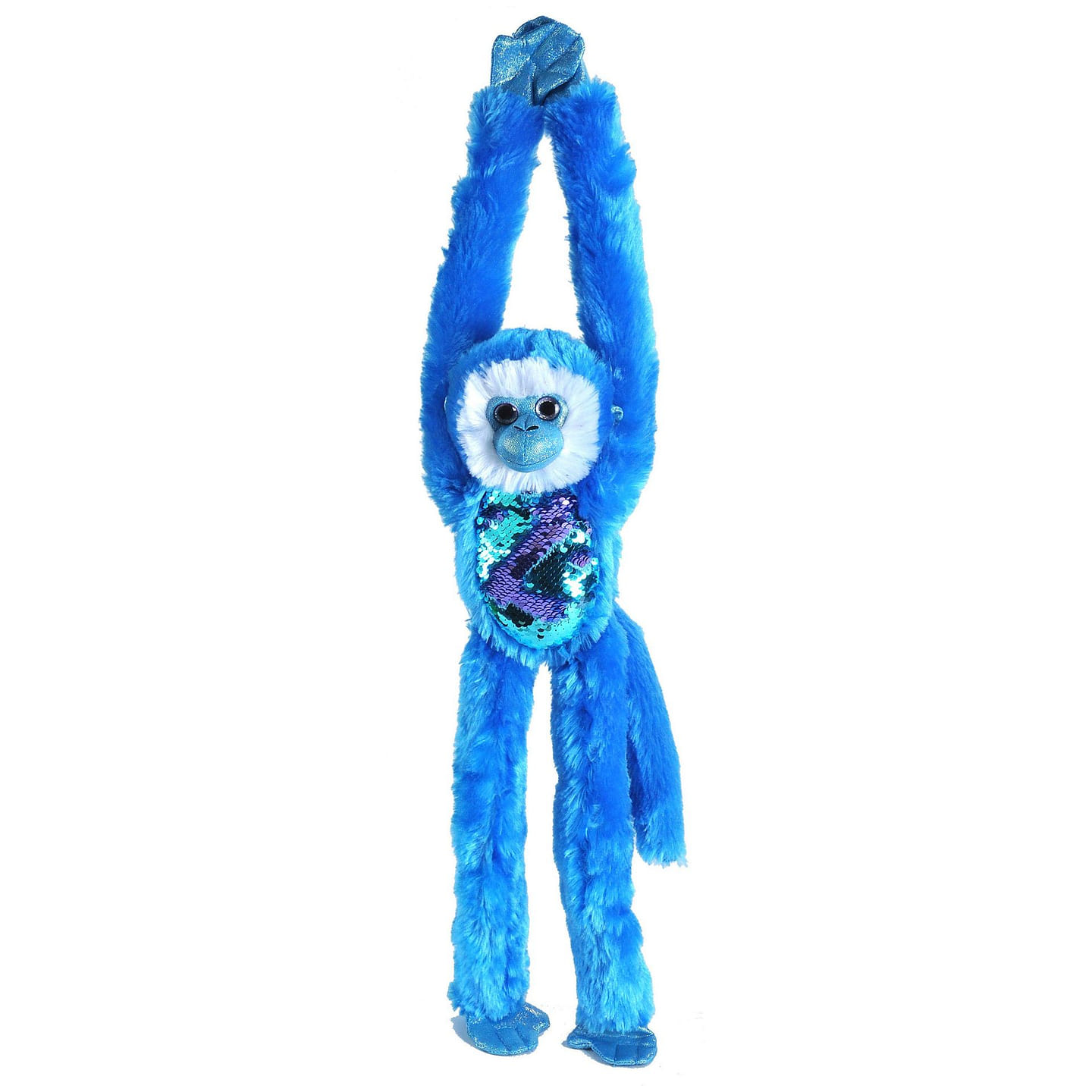 Hanging Blue Sequin Stuffed Animal – 20 Default 1 each