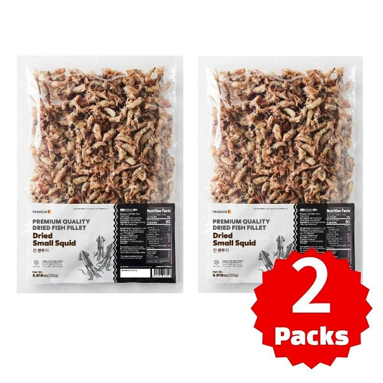 Dried small squid X 2packs 250 g*2 pack