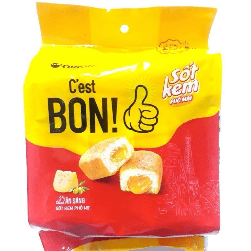 CEST BON CAKE WITH CHEESE CREAM 101GR/PACKS 101 グラム