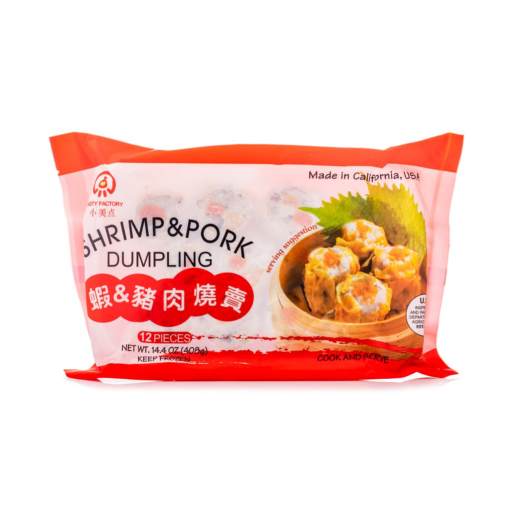 Tasty Factory Shu Mai Shrimp and Pork Dumplings, Frozen 408 g