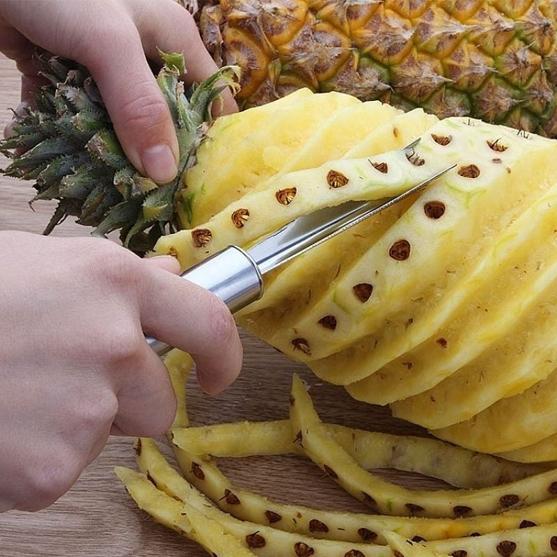 Pineapple artifact stainless steel peeler 1 count