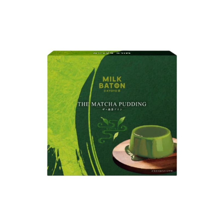MILKBATON 京都抹茶风味布丁 4个装