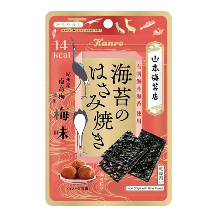 KANRO 甘乐 海苔脆片芥末/梅子味可选4.8g【梅子味】