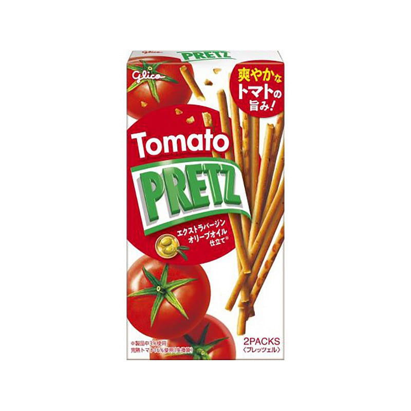 Glico Pretz Tomato Flavor Crispy Sticks 2 bags 1 each