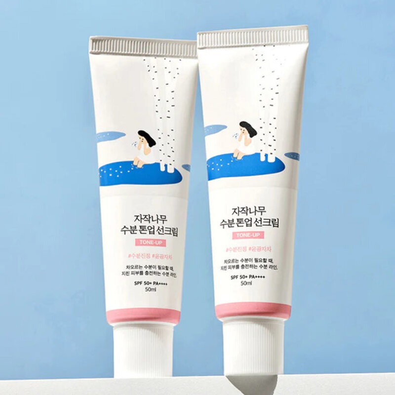Round Lab Birch Moisture Tone-Up Sun Cream 50ml 1+1 Special 1 each