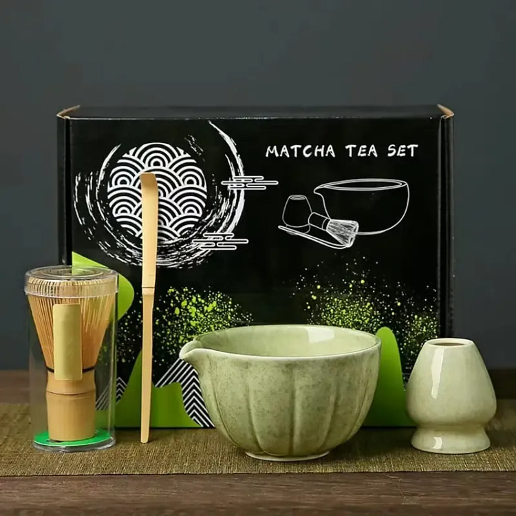 日本抹茶套装 - 传统手工制作