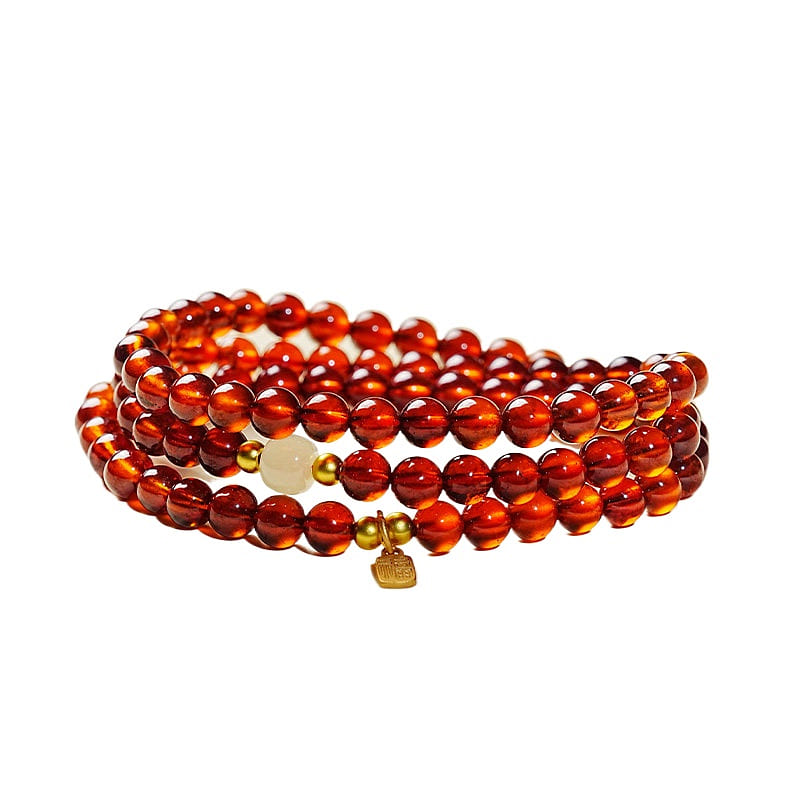 Garnet Bracelet Natural Crystal Bracelet 5mm 1 box