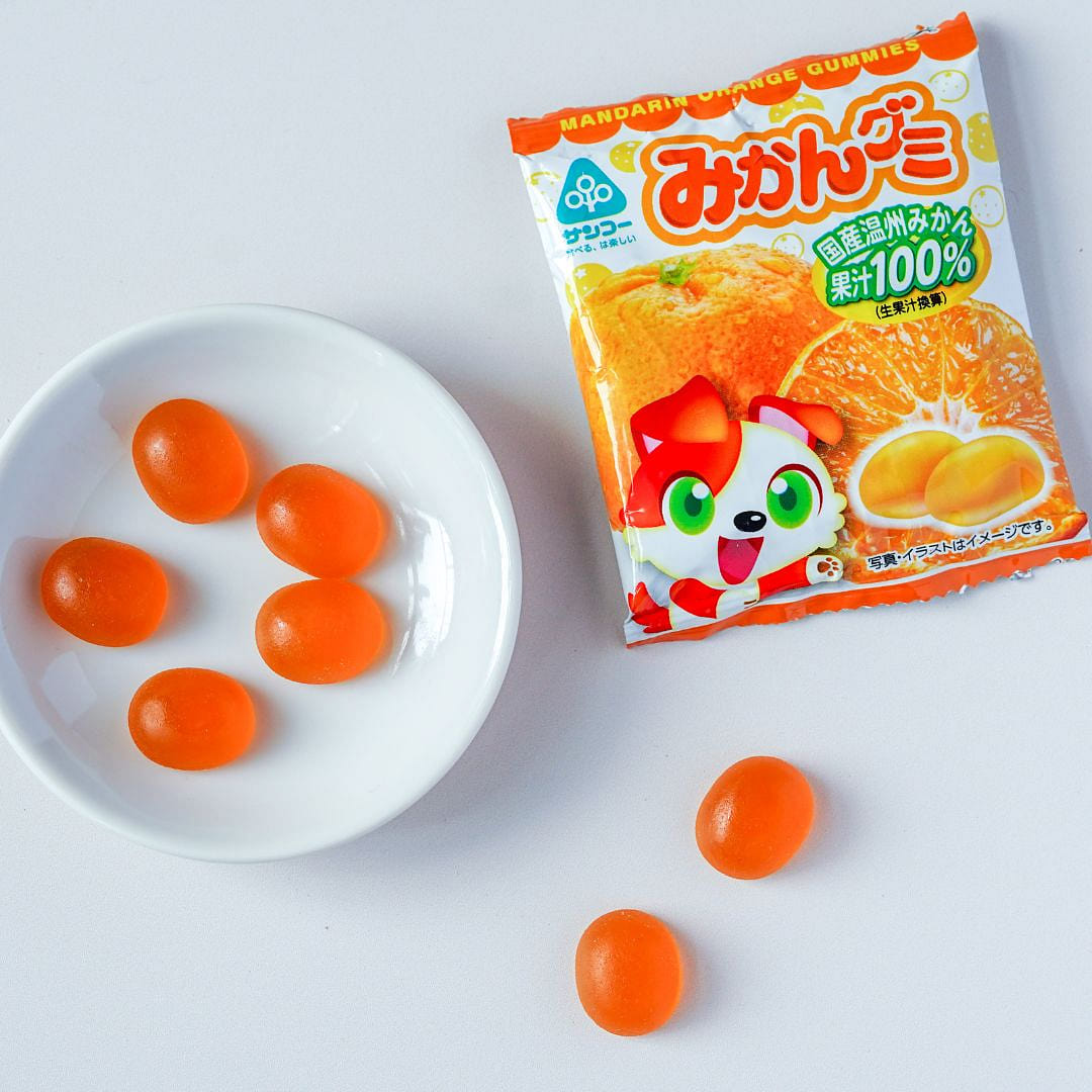 Mikan Orange Gummies 4 each