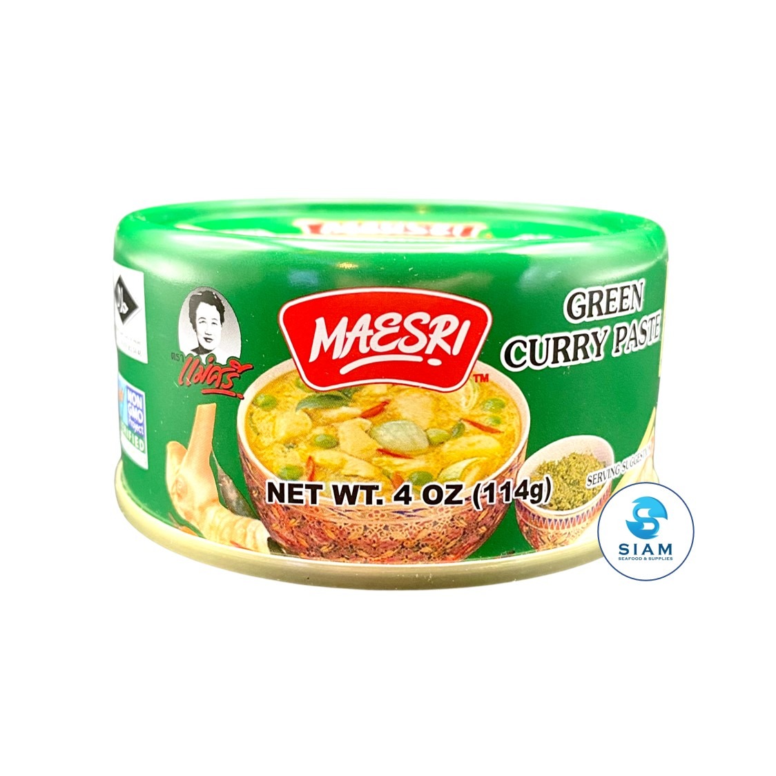 MaeSri Green Curry Paste, Vegan & Gluten-Free 4 oz