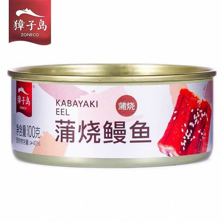 Zhangzidao Kabayaki canned eel 100g