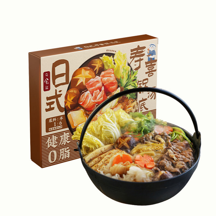 Eclipse Chronicles Japanese style 0-fat Shouxi pot ingredients, soup base, 