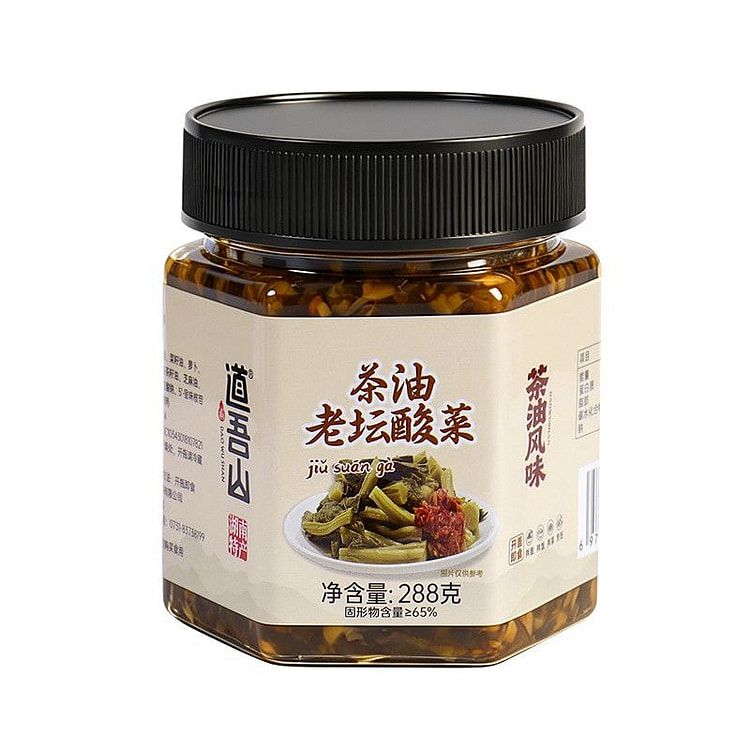 道吾山茶油老坛酸菜下饭菜家常开胃小菜288g 288 克