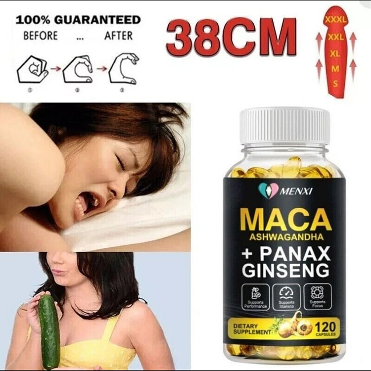 Male Enhancing Libido 120 Capsules - Maca Root,Mas 1 pack