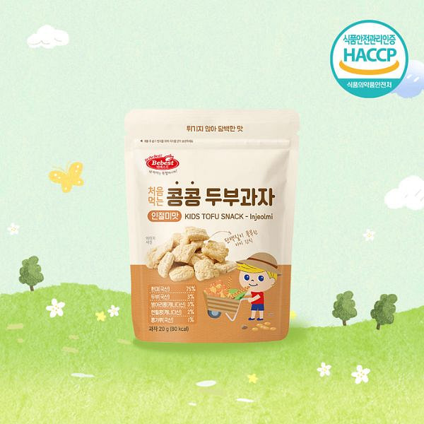First KongKong Tofu Snack Injeolmi Flavor 20 g