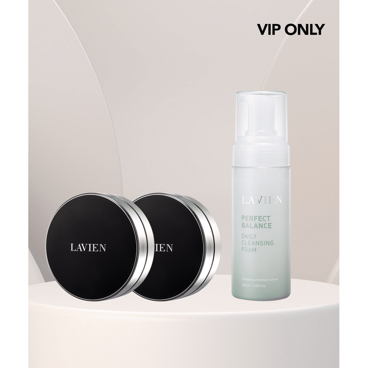 Black Cushion 2ea + Perfect Balance Daily Cleansing Foam 1ea Black Cushion 21 + Cleansing Foam 1 each