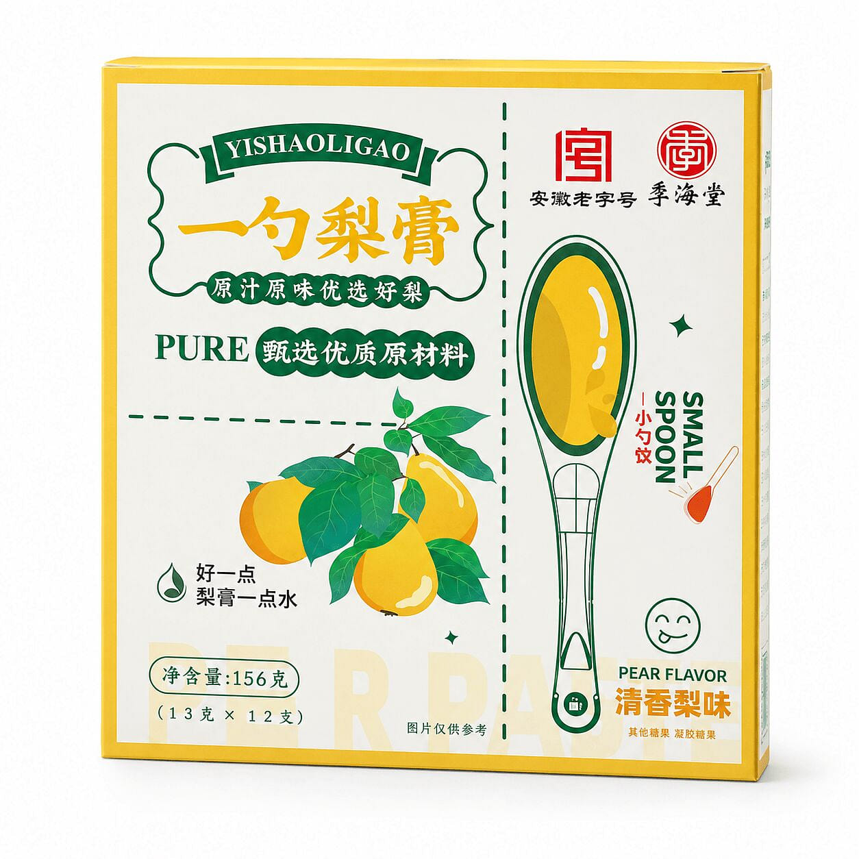 One Spoon Pear Paste 156g 1 box
