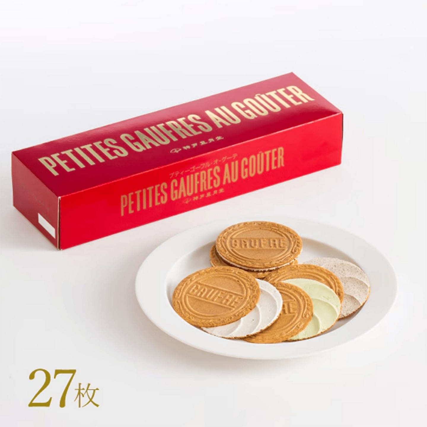 Kobe Fugetsudo Petite Gaufres Cookies 27pc 1 each