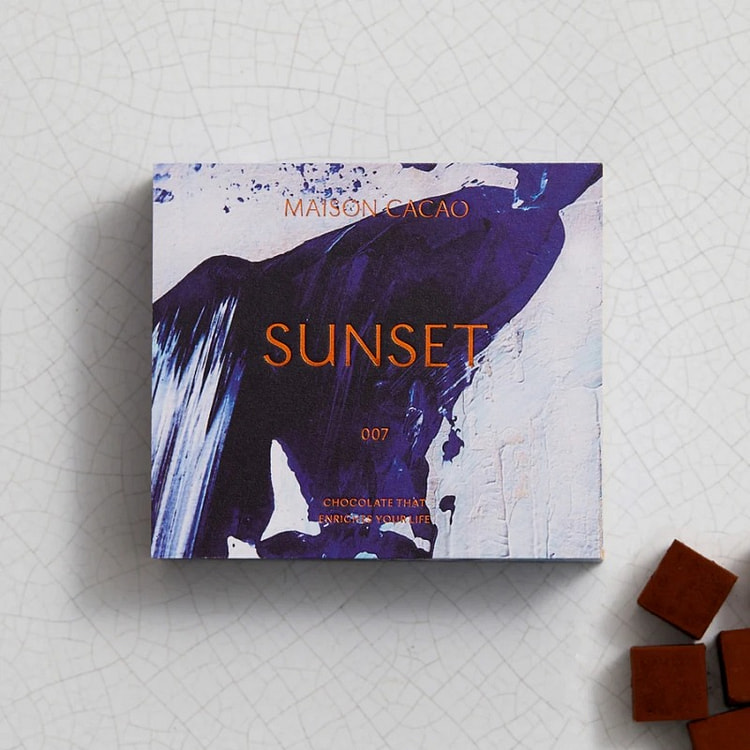 MAISON CACAO 瓦伦西亚橙生巧克力16块 1 盒