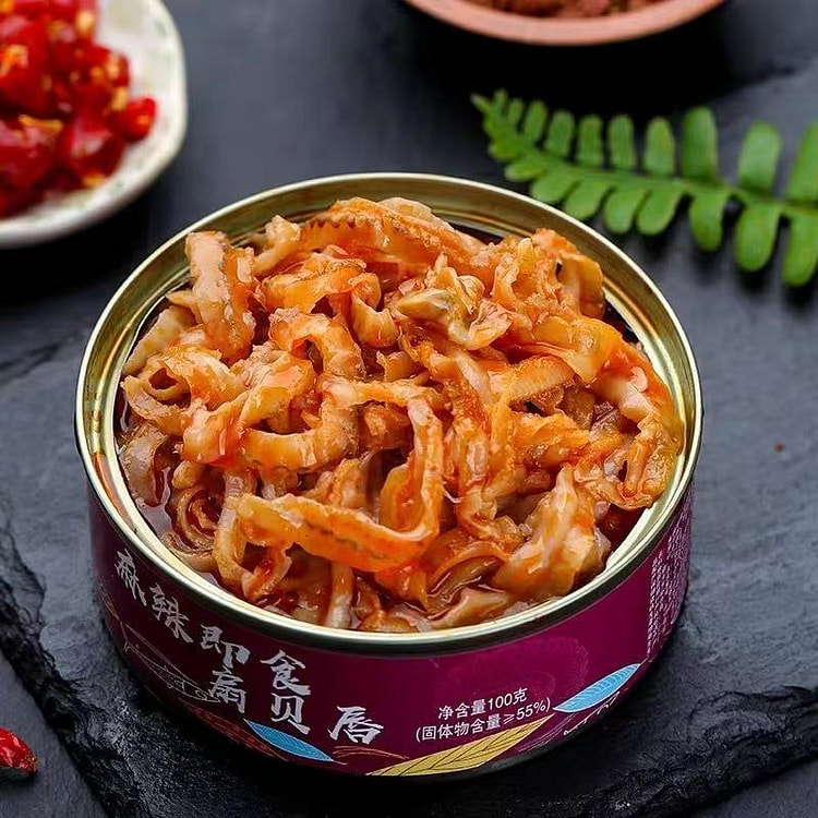 香辣扇贝唇100g 100 克