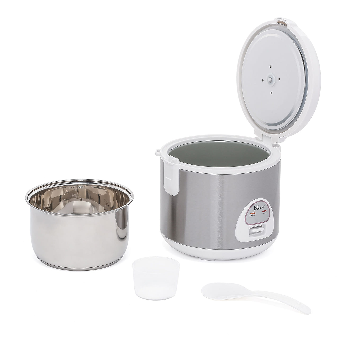 NARITA Rice Cooker 8-Cup Cooked Rice With S.S Pan 5 lb