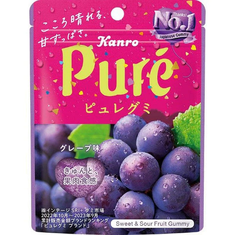 Kanro Pure Gummy Grape 56g 1 個
