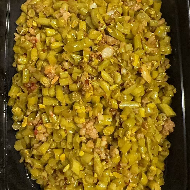 Ground Pork with Preserved Beans