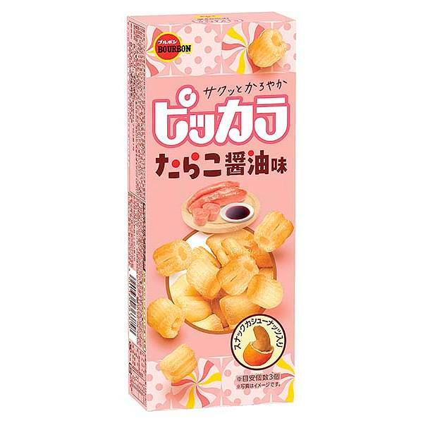 Bourbon Cod Roe Soy Sauce Rice Crackers 42g 1 each