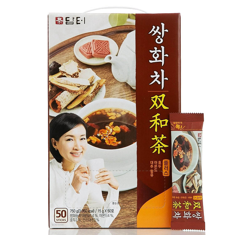 Damtuh 草本双花茶粉 - 50 粒