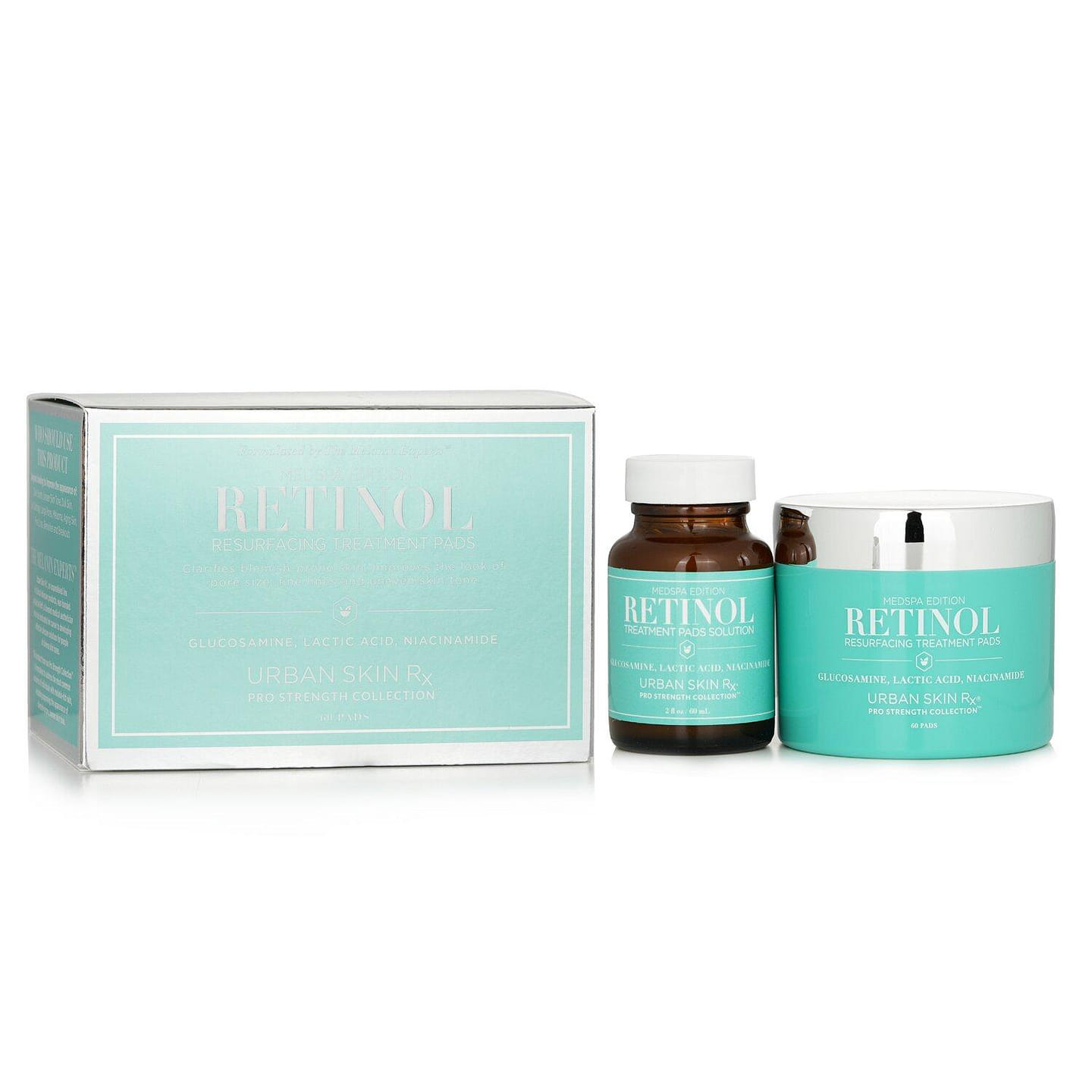 Urban Skin Rx Retinol Resurfacing Treatment Pads 60pads 60 each