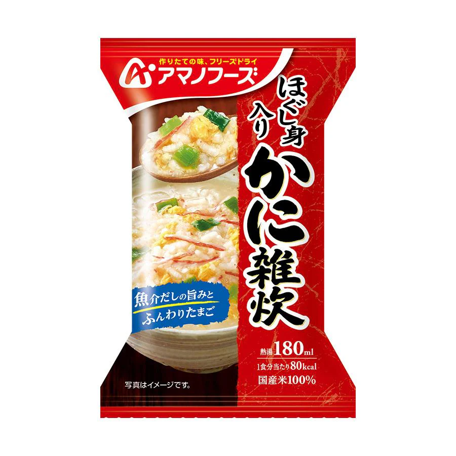 冻干蟹肉粥 AMANO 20.5g 1 份