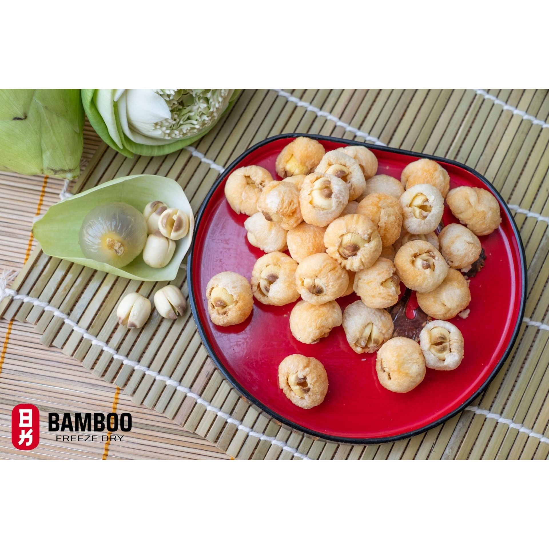 Bamboo Freez Dried Longan Lotus Seed- 1 pack 30 g