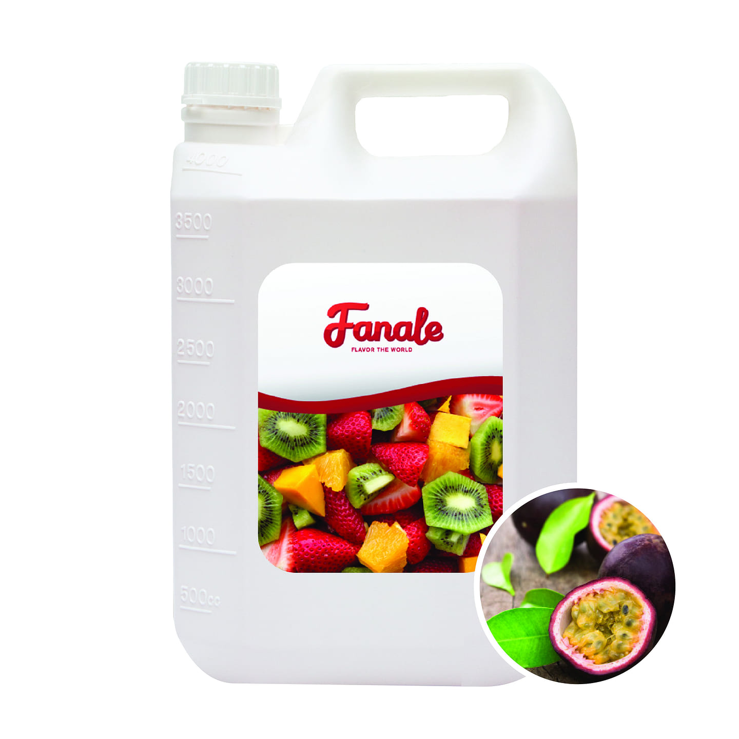 Fanale Premium Flavoring Syrup for Bubble Tea Passionfruit Flavor 11 lb