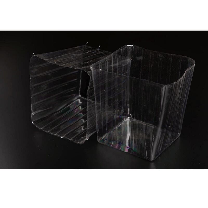 Plastic Liners for Square 6 inch Boxes (5 x 5.75) 12 count