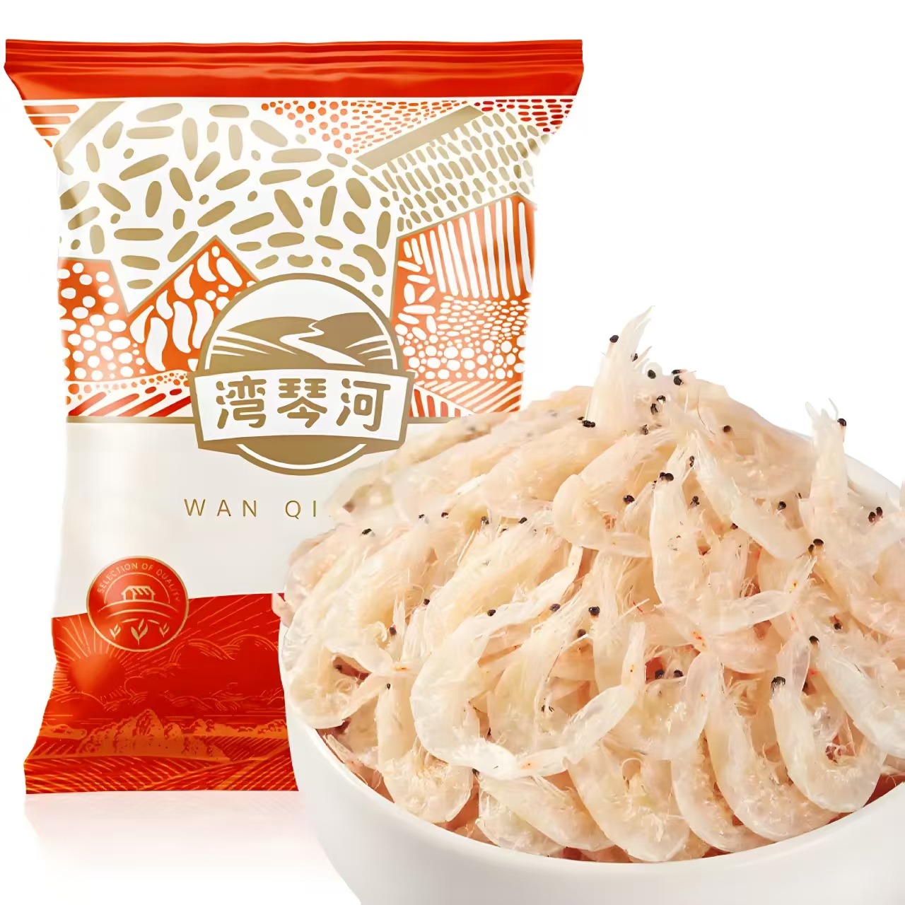 豆ちびです。 Lightly Dried Small Shrimps, 200 grams - Weee!