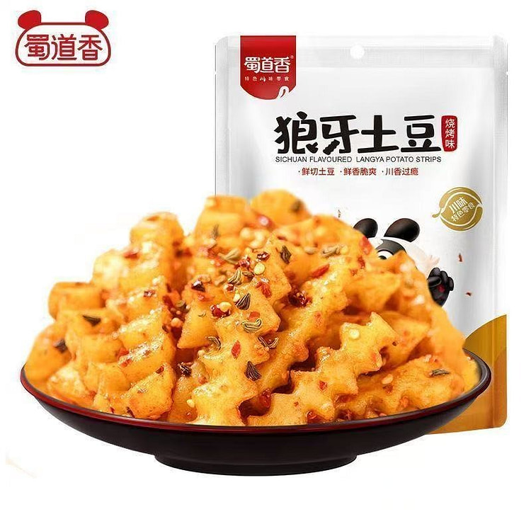 蜀道香 烧烤味狼牙土豆独立包装解馋零食川香特色小吃 150 克