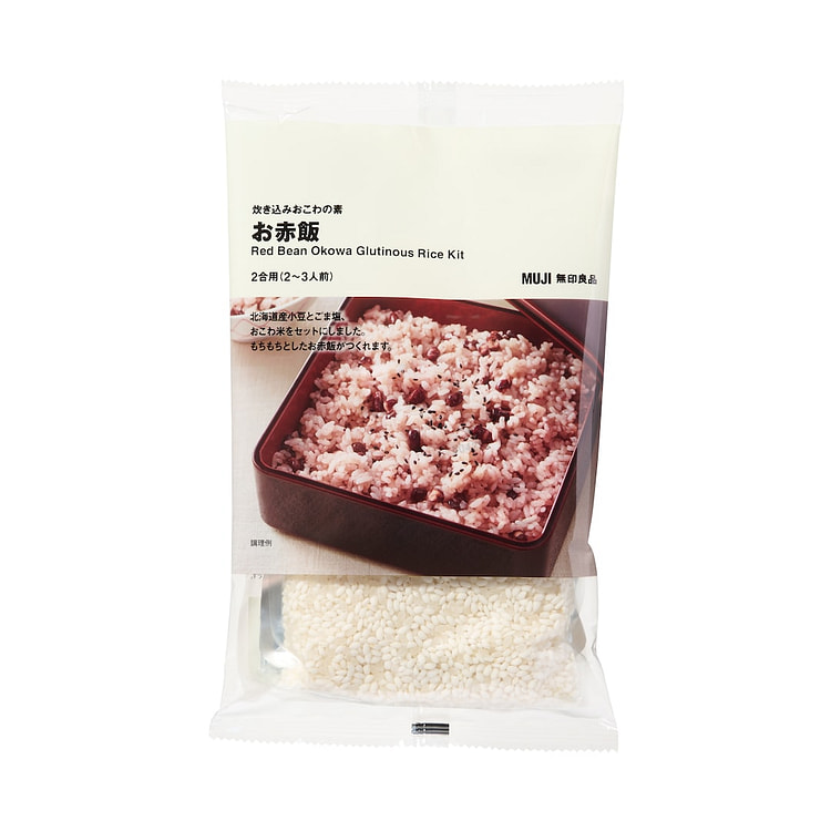 MUJI Red-bean glutinous rice base serves 2 1 each