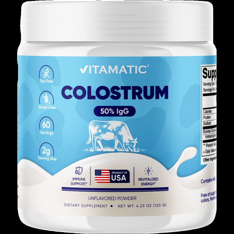 Bovine Colostrum Powder - 50% IgG (Unflavored)