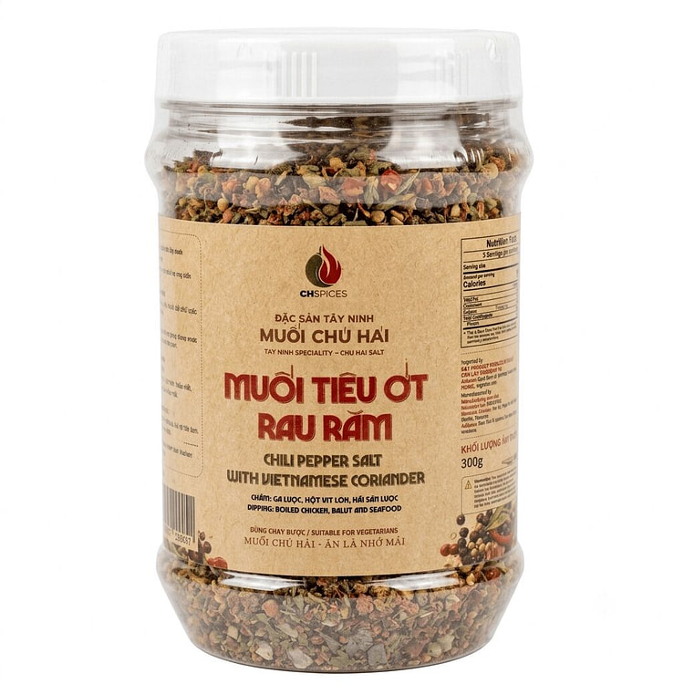 [MCH] Chili Pepper Salt Muoi Tieu Ot Rau Ram 300 g