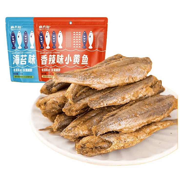 小黄鱼海苔口味袋装30g*3包 90 克
