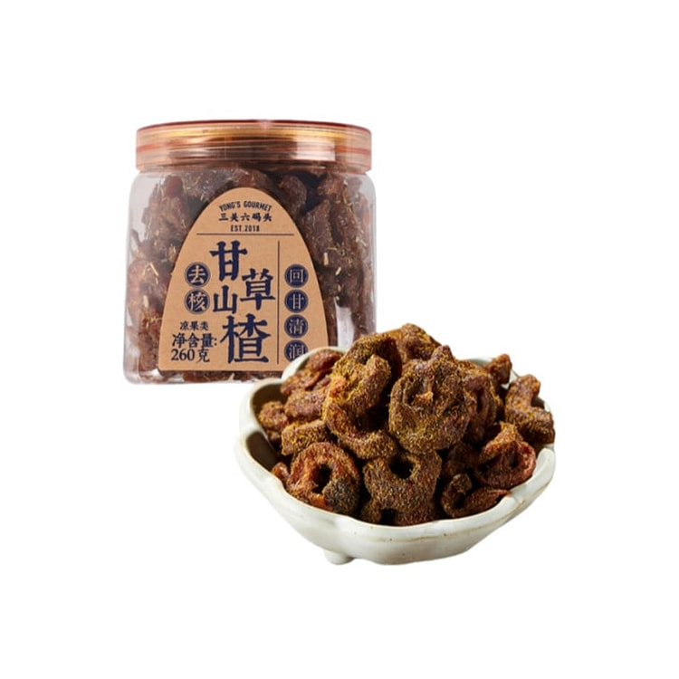 三关六码头 去核甘草山楂 蜂蜜空心山楂香草260g 260 克