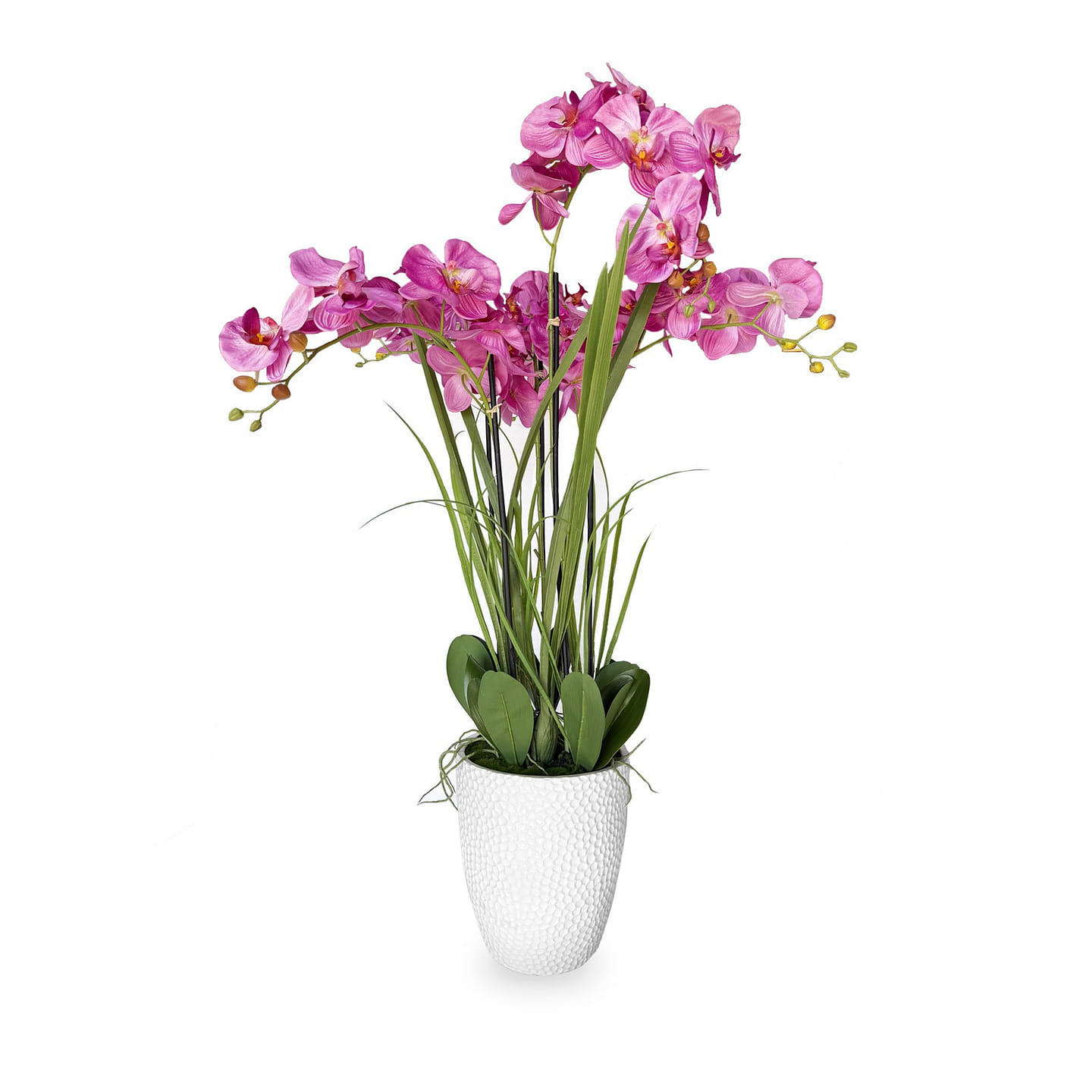 49" Real Touch Artificial Orchid Arrangement Pot 1 count