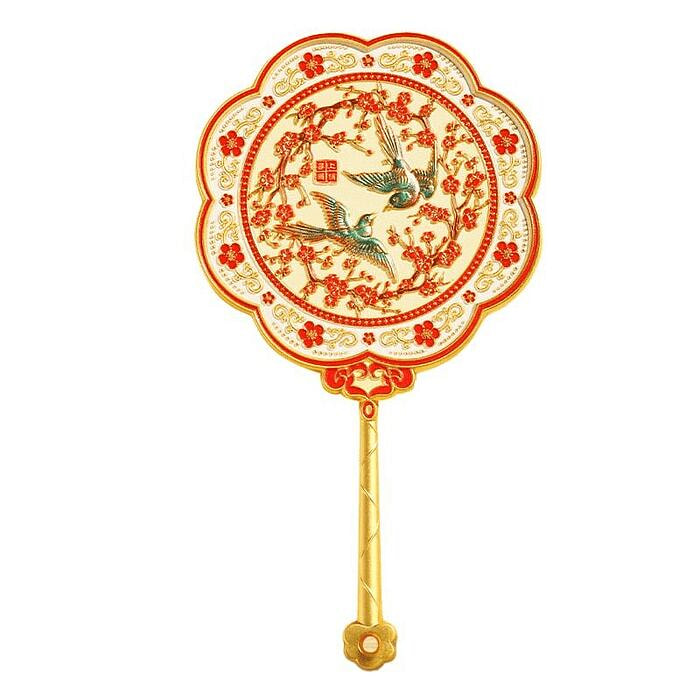 宫里宫外 喜上眉梢手持随身镜皮套礼盒 7*13厘米 1 盒