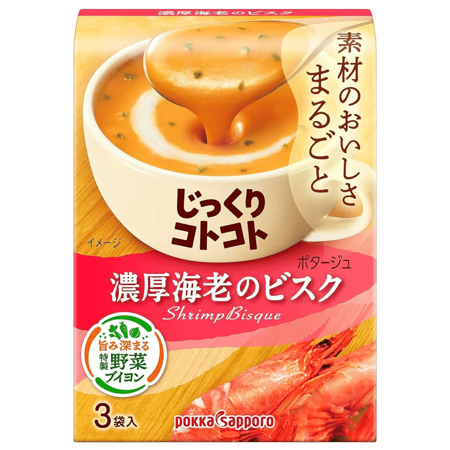 POKKA SAPPORO 浓厚鲜虾速溶汤 3袋 1 份