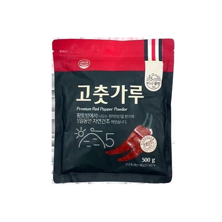 由100%韩国辣椒制成的黄土房辣椒粉