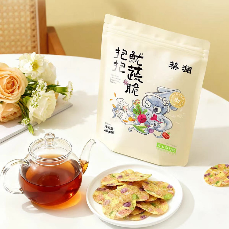 Cai Lan Mustard Seaweed Flavor Vegetable Snacks 3 pack