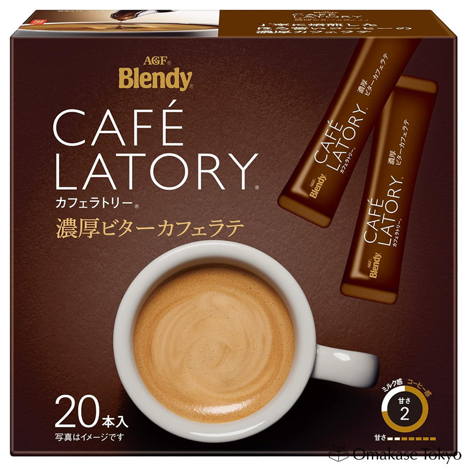 AGF Blendy Rich Bitter Cafe Latte 20 Sticks 228 g