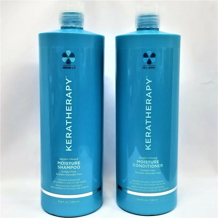 Keratherapy Keratin Infused MOISTURE Shampoo Condi 2 pack